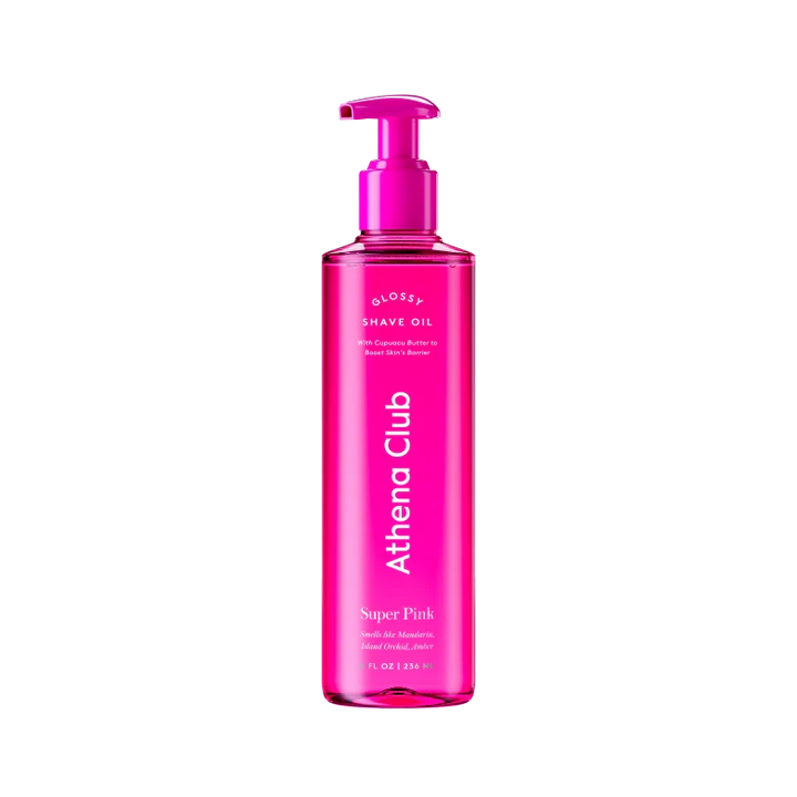 Glossy Shave Oil - Super Pink Razor Glide Super Pink Razor Glide