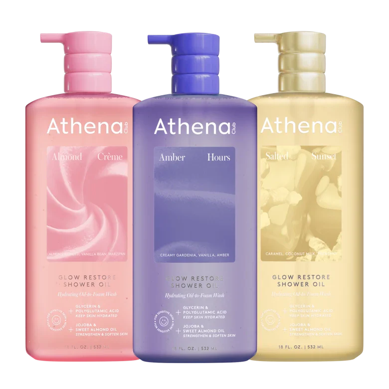 Glow Restore Shower Oil Trio - Three-Scent Shower Ritual
