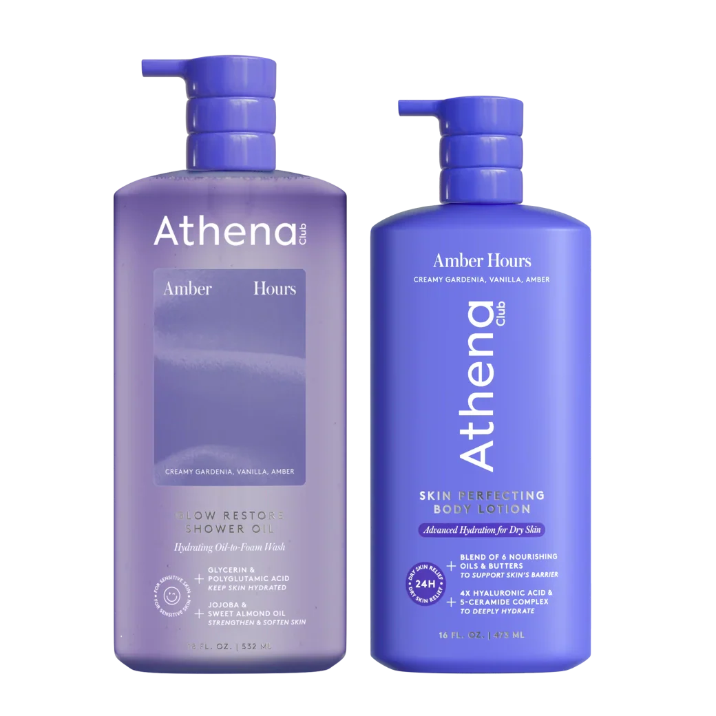 Shower Oil & Lotion Duo - Amber Hours Shower Pairing Amber Hours / Amber Hours