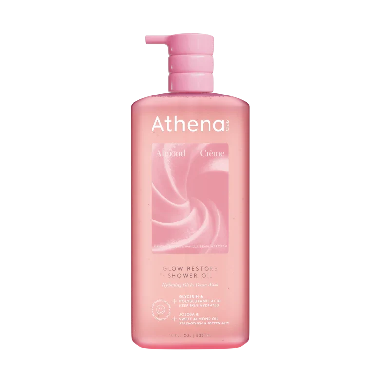 Glow Restore Shower Oil - Almond Creme Oil Cleanse Almond Crème
