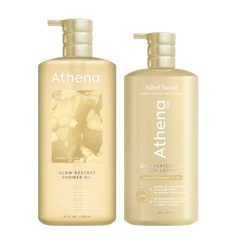 Shower Oil & Lotion Duo - Salted Sunset Shower Pairing