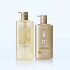 Shower Oil & Lotion Duo - Salted Sunset Shower Pairing