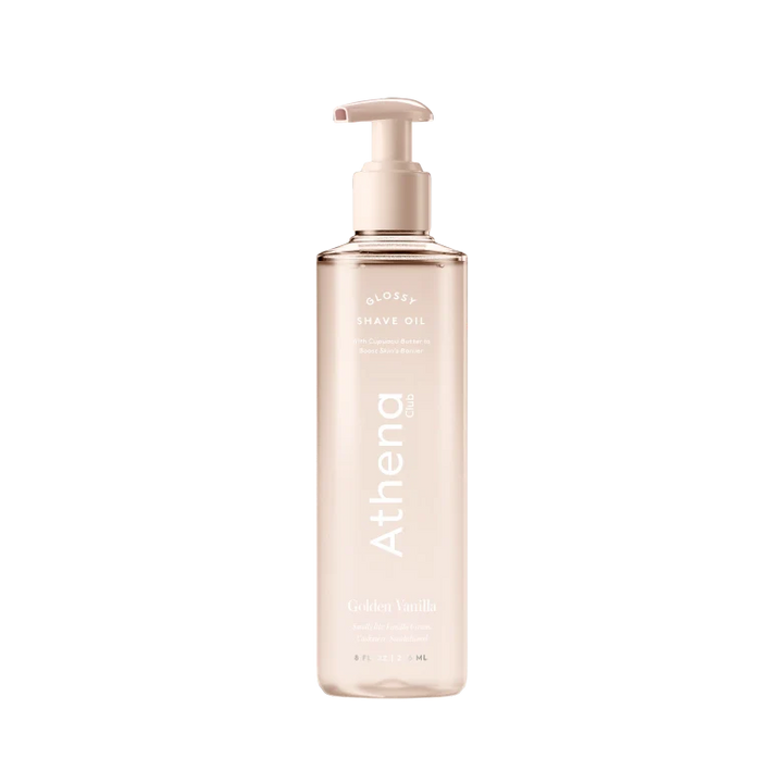Glossy Shave Oil - Golden Vanilla Razor Glide Golden Vanilla Razor Glide