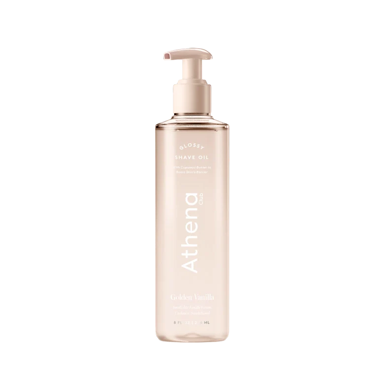 Glossy Shave Oil - Golden Vanilla Razor Glide Golden Vanilla